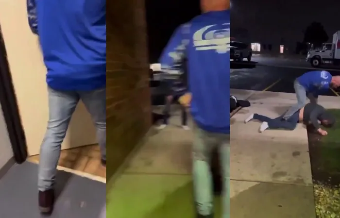 Dude beats up a guy who bullied his son