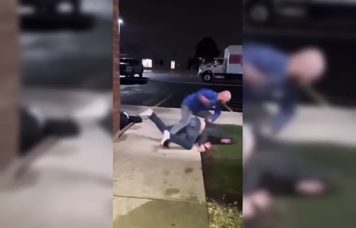 Dude beats up a guy who bullied his son