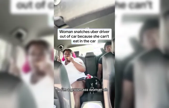 Big woman acts entitled in Uber, driver ain't having it