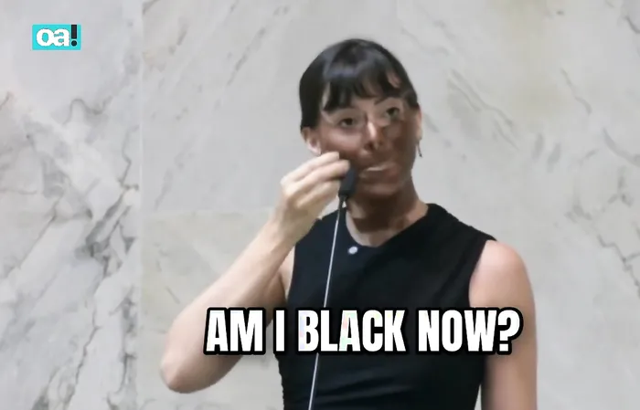 I'm painted black. I identify as black. Brazil Congresswoman Bolsonaro