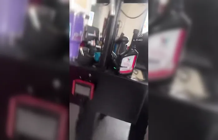 Oil Change Ma'am freaks out on video