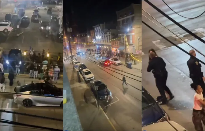 Video shows chick steamroll a crowd in her Tesla