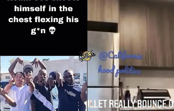 Bro just shot himself in the chest on video