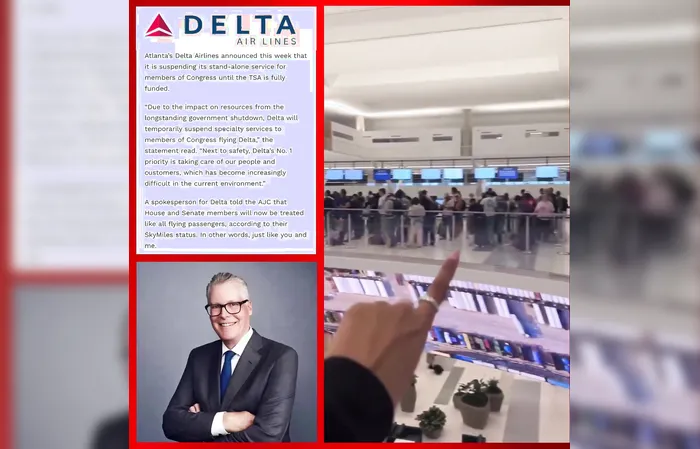 Delta Air Lines CEO removes Congress' special treatment over Democrat shutdown
