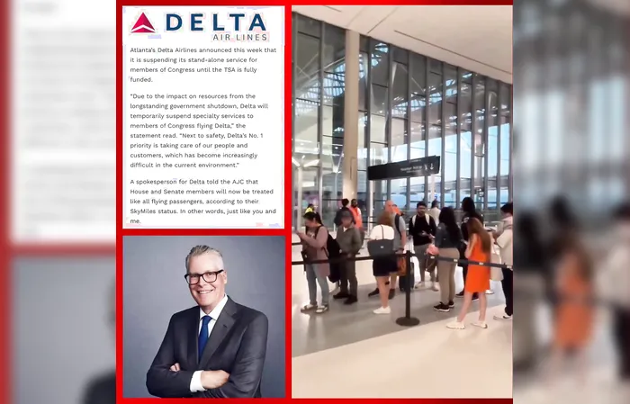 Delta Air Lines CEO removes Congress' special treatment over Democrat shutdown