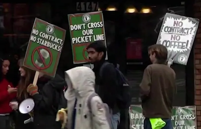 Starbucks protesters FA and FO