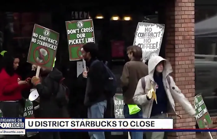 Starbucks protesters FA and FO