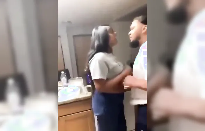 He put her face first into the oven
