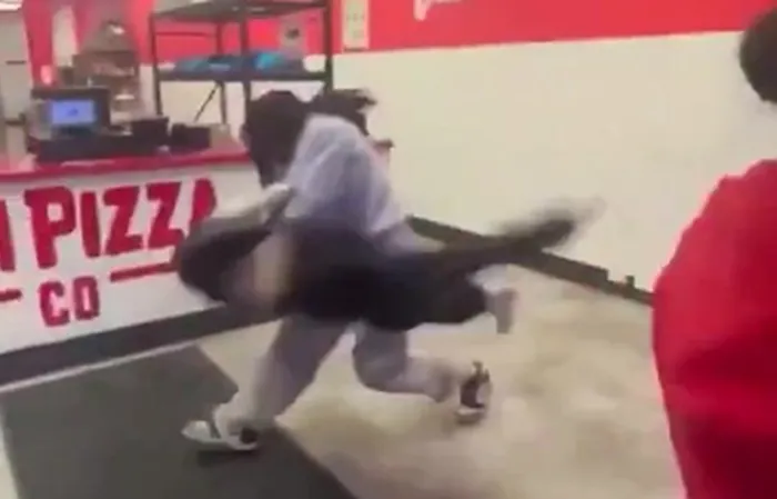 5 thugs rolled up to beat down some chick, then FIND OUT