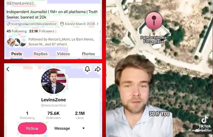 US based TikToker Ethan Levins allegedly gave out coordinates to US Patriot Defense systems