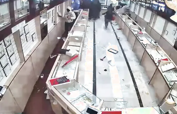 Mob of thugs loot a jewelry store in a minute, which is easier than getting a job