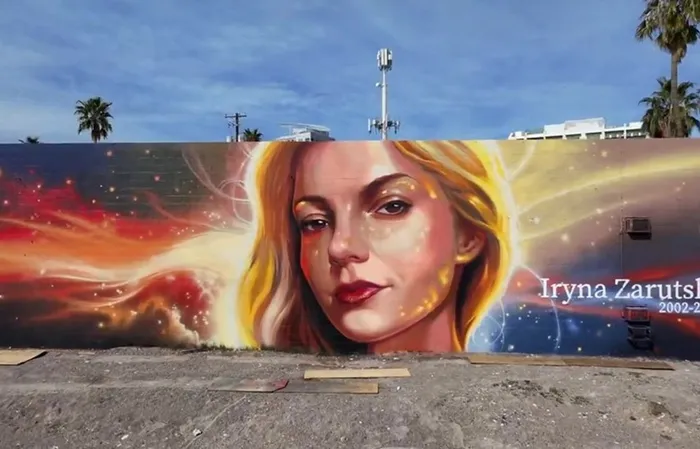 New mural for Iryna unveiled in Las Vegas