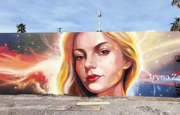 New mural for Iryna unveiled in Las Vegas