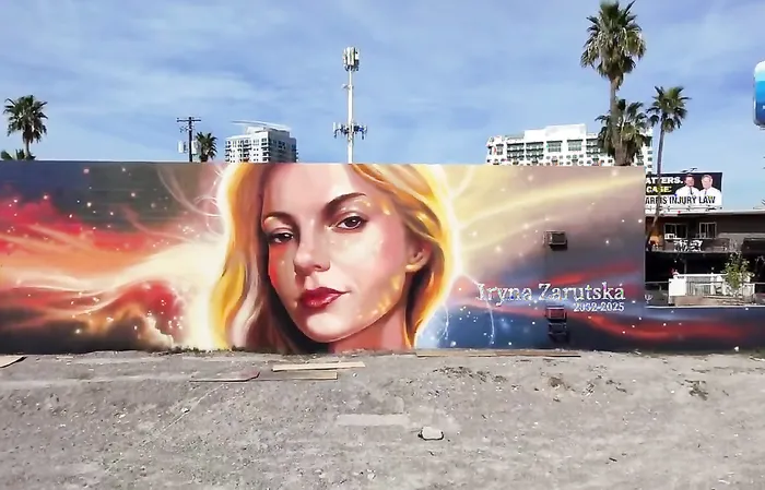 New mural for Iryna unveiled in Las Vegas