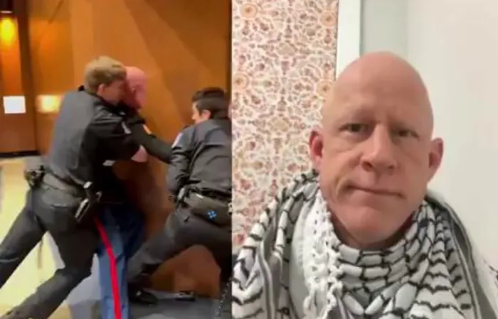 Unhinged dude tried acting cool, got man-handled