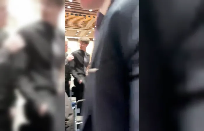 Senator Sheehy just SNAPPED a Marine's arm