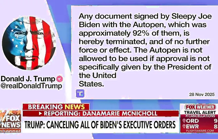Biden auto-pen orders might get WIPED OUT