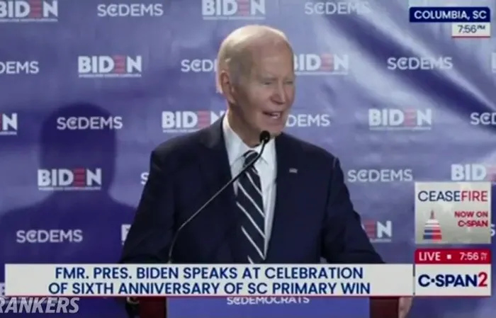 Biden tried lying in front of the whole room