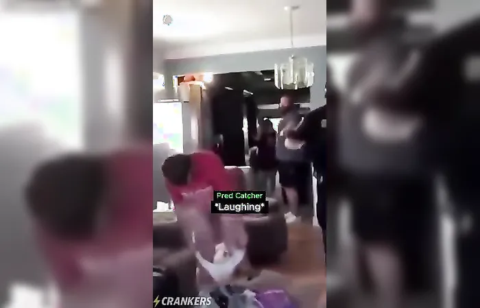Man in SOILED DIAPER shows up to meet CHILD - it's the COPS INSTEAD