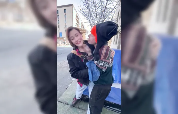Liberal loon exploiting homeless people for "LIKES" just FOUND OUT