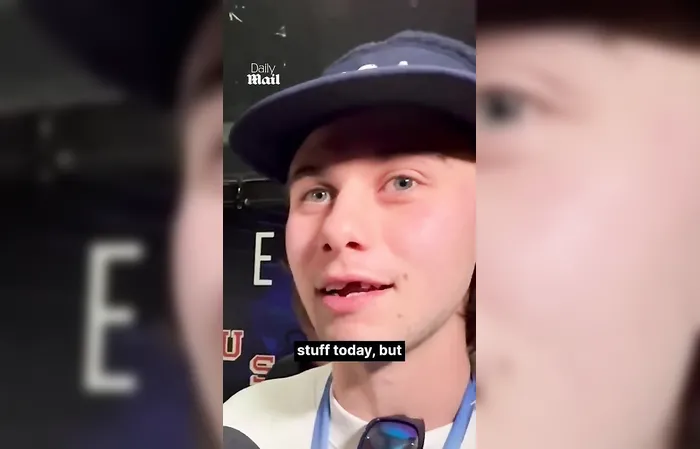 Team USA hockey star Jack Hughes made awesome statement