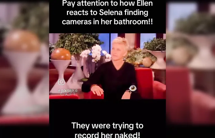 Selena Gomez caught Ellen Degeneres putting cameras in the bathroom