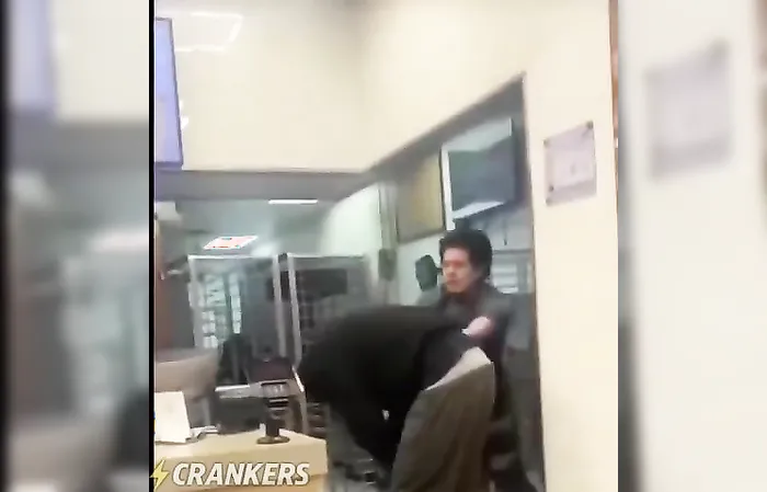 Little Caesars employee knocked out a customer