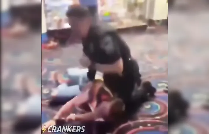 They/Them gets BODY-SLAMMED after assaulting a police officer