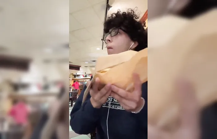 Guy LIES and says he was kicked out of bar for eating a bagel. Forgets ONE LITTLE FACT