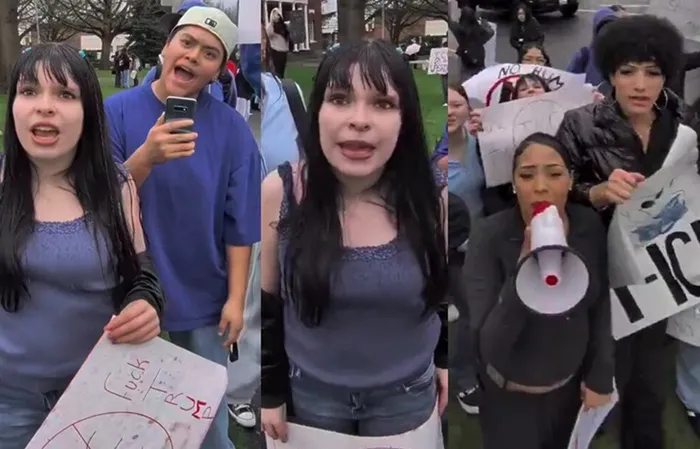 Anti-ICE student should be locked up for what she said