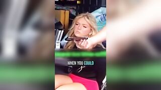 Girl gets dose of reality when cops show up
