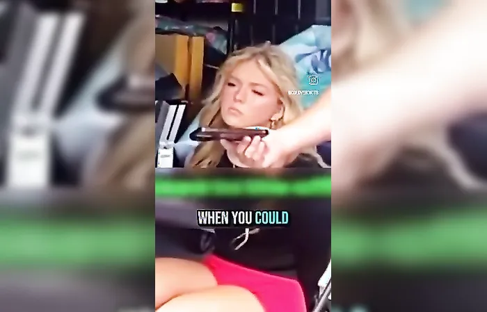 Girl gets dose of reality when cops show up