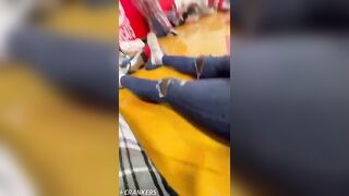 Animalistic teen assaults girl minding her own business