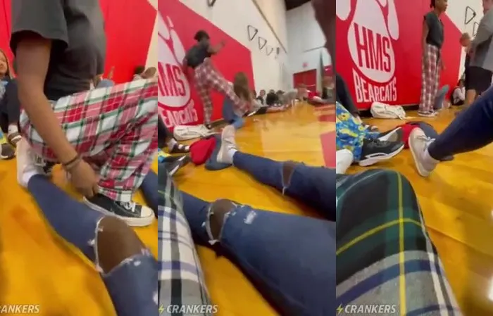 Animalistic teen assaults girl minding her own business