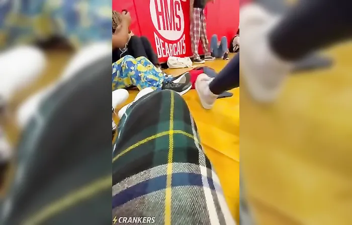 Animalistic teen assaults girl minding her own business