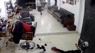 Assassinated in a barber shop