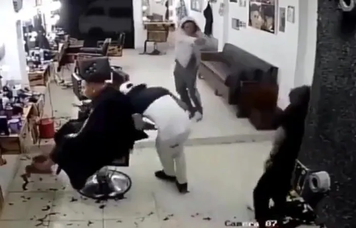 Assassinated in a barber shop