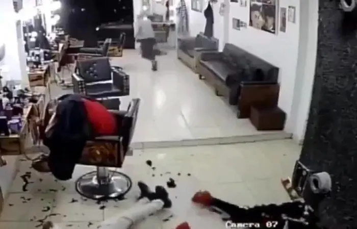 Assassinated in a barber shop
