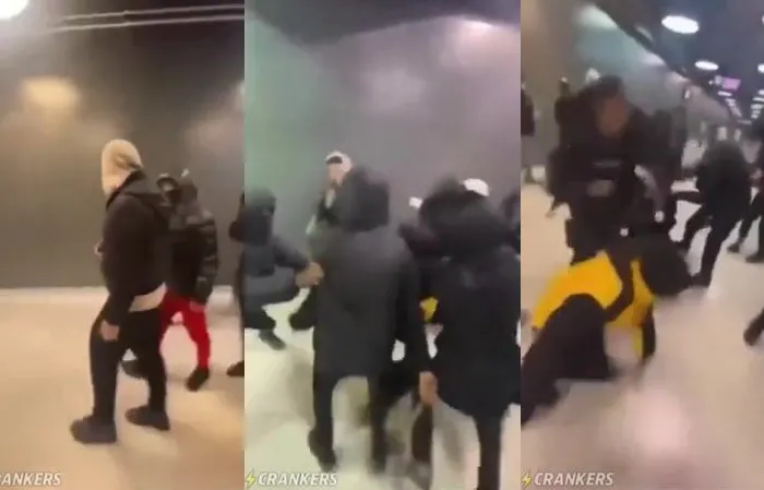 One guy takes on a mob of thugs