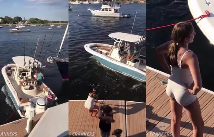 Almost sank the new boat on day one
