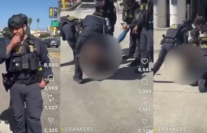 Lady with Muffintop thought she was above the law
