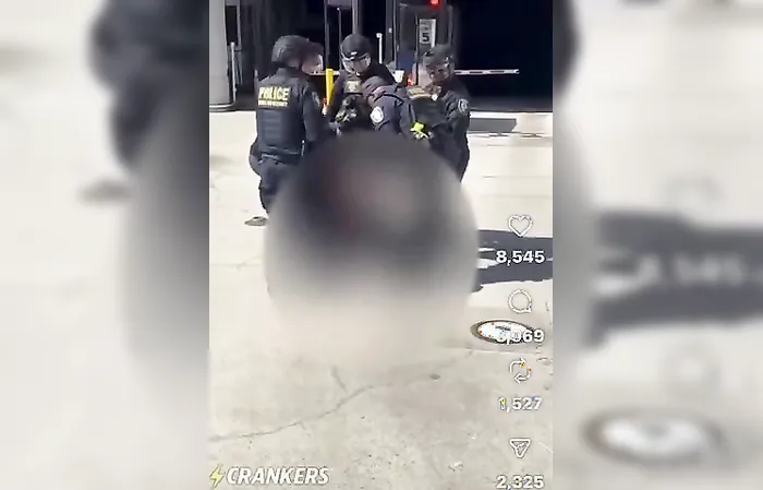 Lady with Muffintop thought she was above the law
