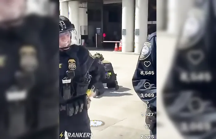 Lady with Muffintop thought she was above the law