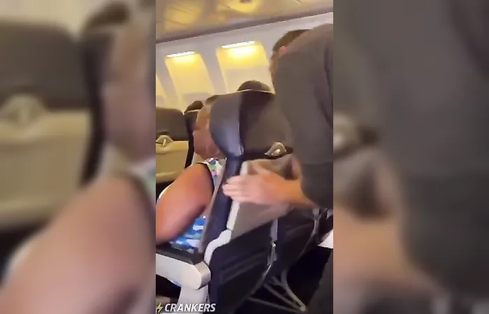 Overweight passenger starts a problem, then plays the victim card