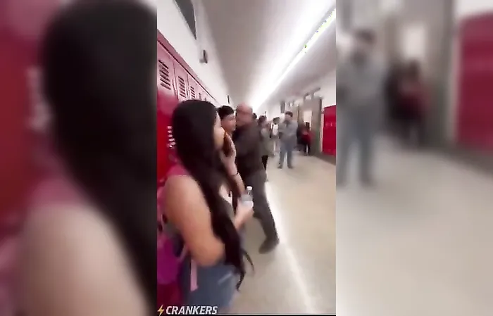 Teacher fights back after getting socked