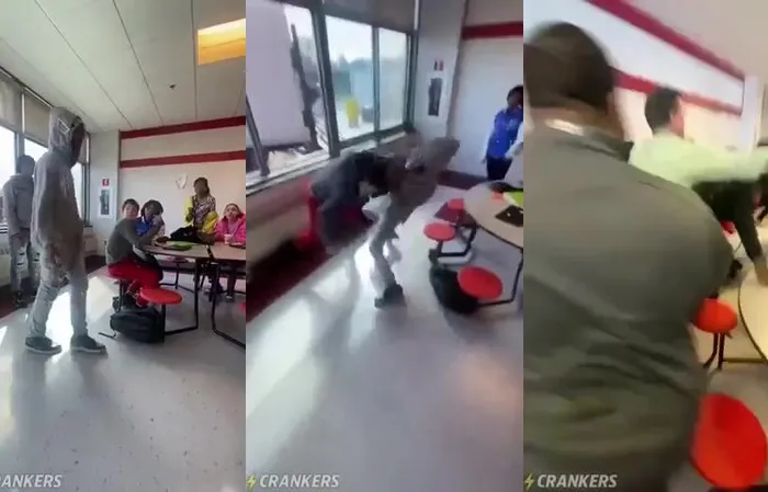 Watch the guy in red pants