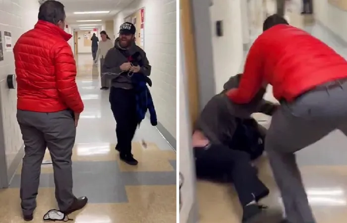 Ohio State professor, Luke Perez, assaults a journalist