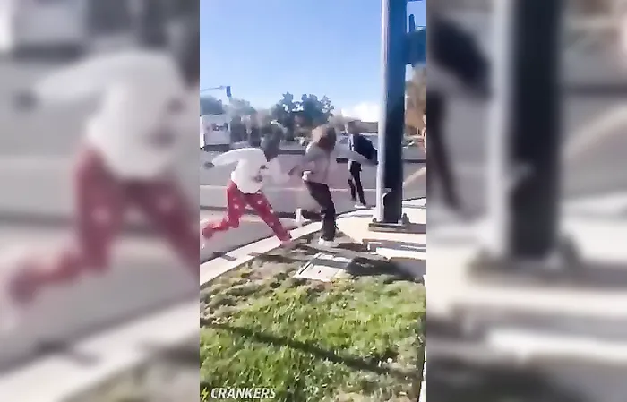 Friend steps in to teach bully a lesson