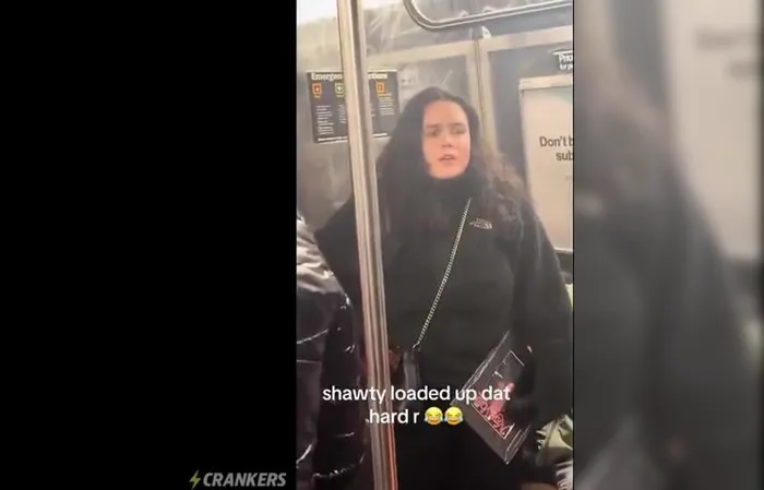 She got harassed by a whole group, then dropped the HARD R on them