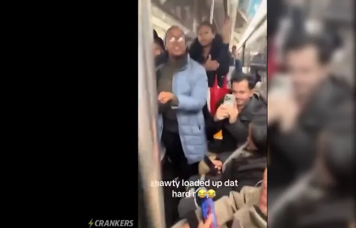 She got harassed by a whole group, then dropped the HARD R on them
